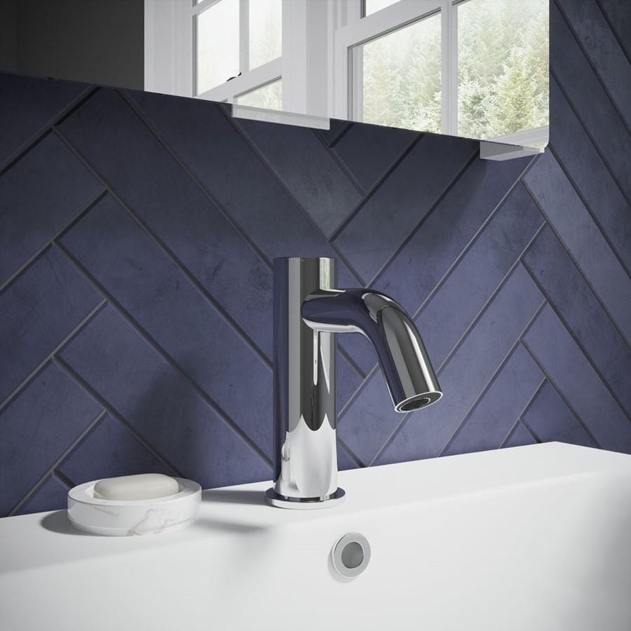 Crosswater Wall Mounted Basin Tap Chrome Crosswater MPRO Sensor Mono Basin Mixer Tap