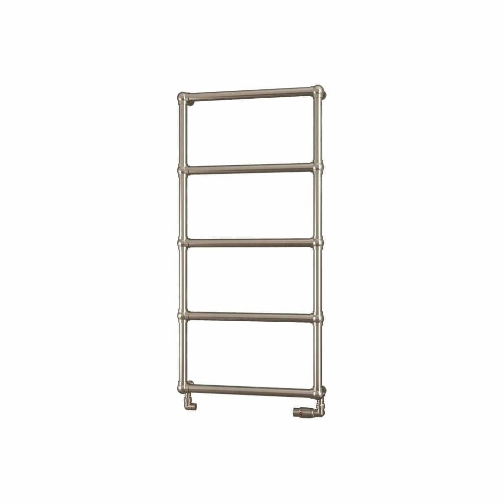 Eastbrook Traditional Towel Rail 1195 x 600 / Electric Only Eastbrook Stour Vertical Traditional Heated Towel Rail in Brushed Brass