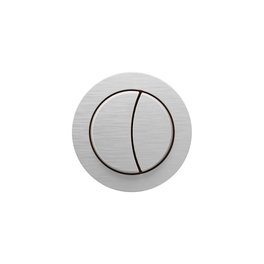 Crosswater Flush Plate Brushed Steel Crosswater Flush Button and Cable