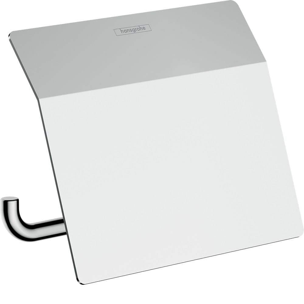 Hansgrohe Toilet Roll Holder Chrome Hansgrohe Addstoris Toilet Roll Holder with Cover