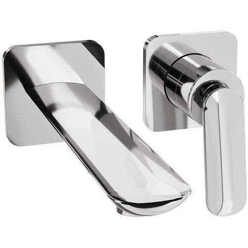 Clearwater Wall Mounted Basin Tap Clearwater Huck Wall Mounted 2 Hole Basin Mixer Tap