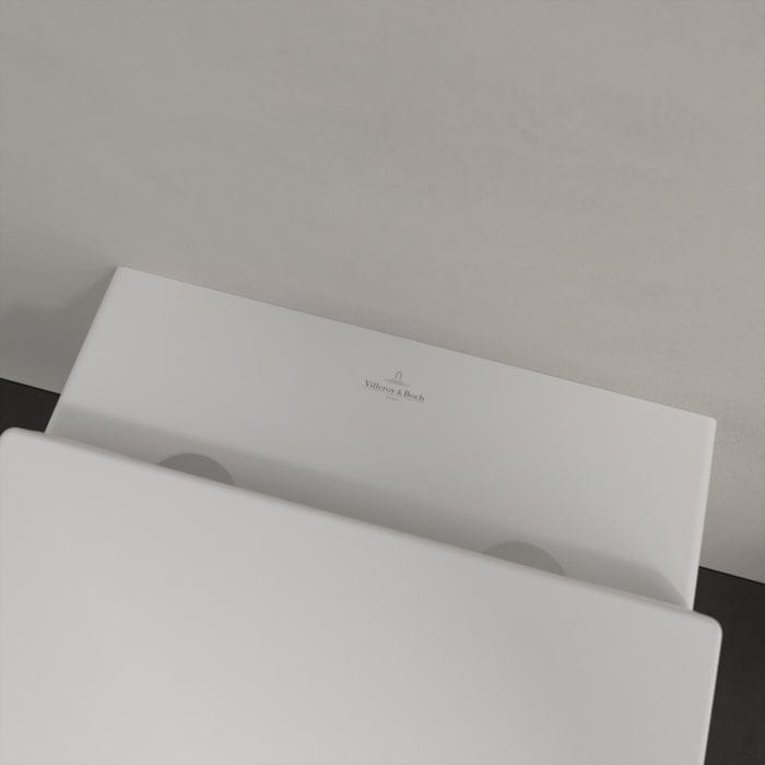 Villeroy & Boch Wall Hung Toilet Villeroy & Boch Subway 3.0 Combi-Pack Wall Hung Rimless Toilet with TwistFlush and Soft Close Seat