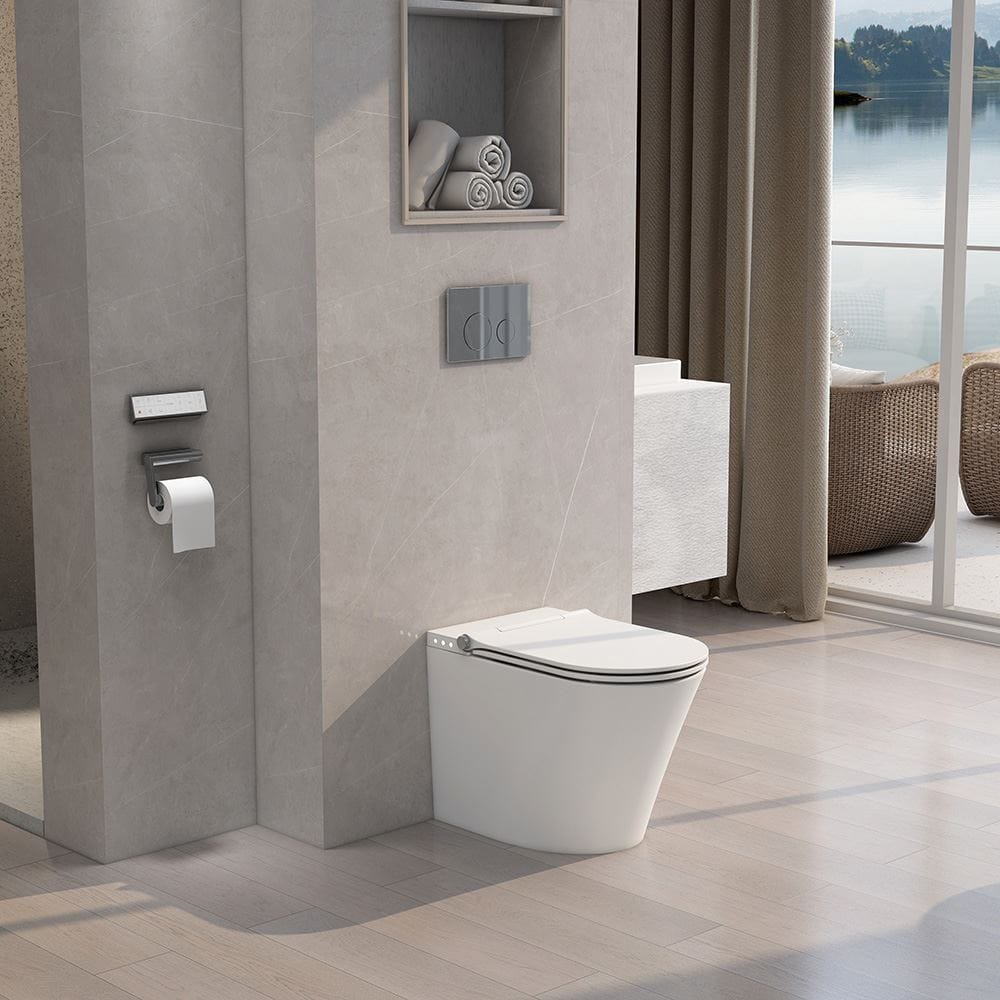 Imex Smart Toilet Imex Arco Back to Wall Rimless Smart Toilet