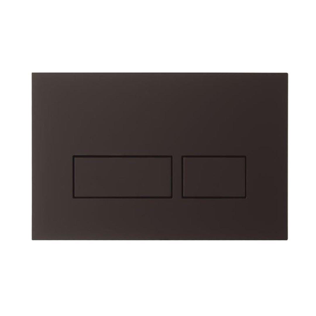 Aquarius Flush Plate Black Aquarius Drake Rectangular Flush Plate