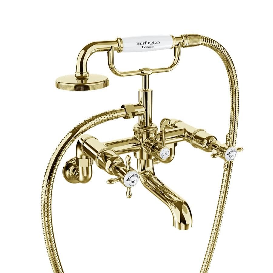 Burlington Bath Shower Mixer Gold Burlington Guild Wall Mounted Bath Shower Mixer