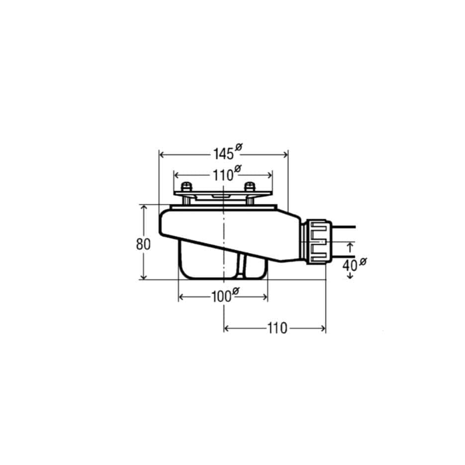 Roca Roca 90mm Waste for Terran-N Shower Tray