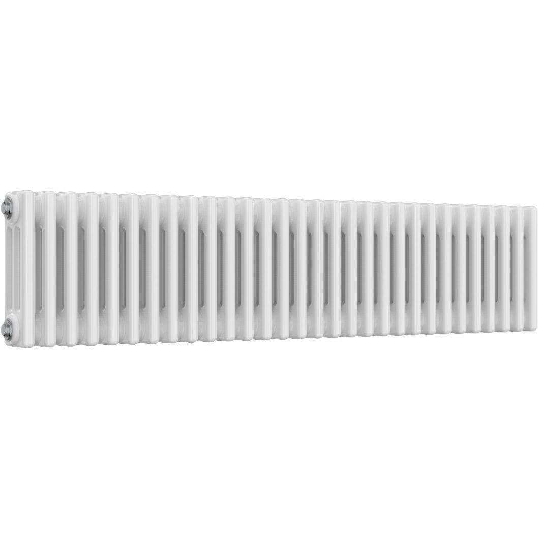 Aquarius Bathrooms Column Radiator 300mm x 1370mm Aquarius Foundry Horizontal 3 Column Radiator in White