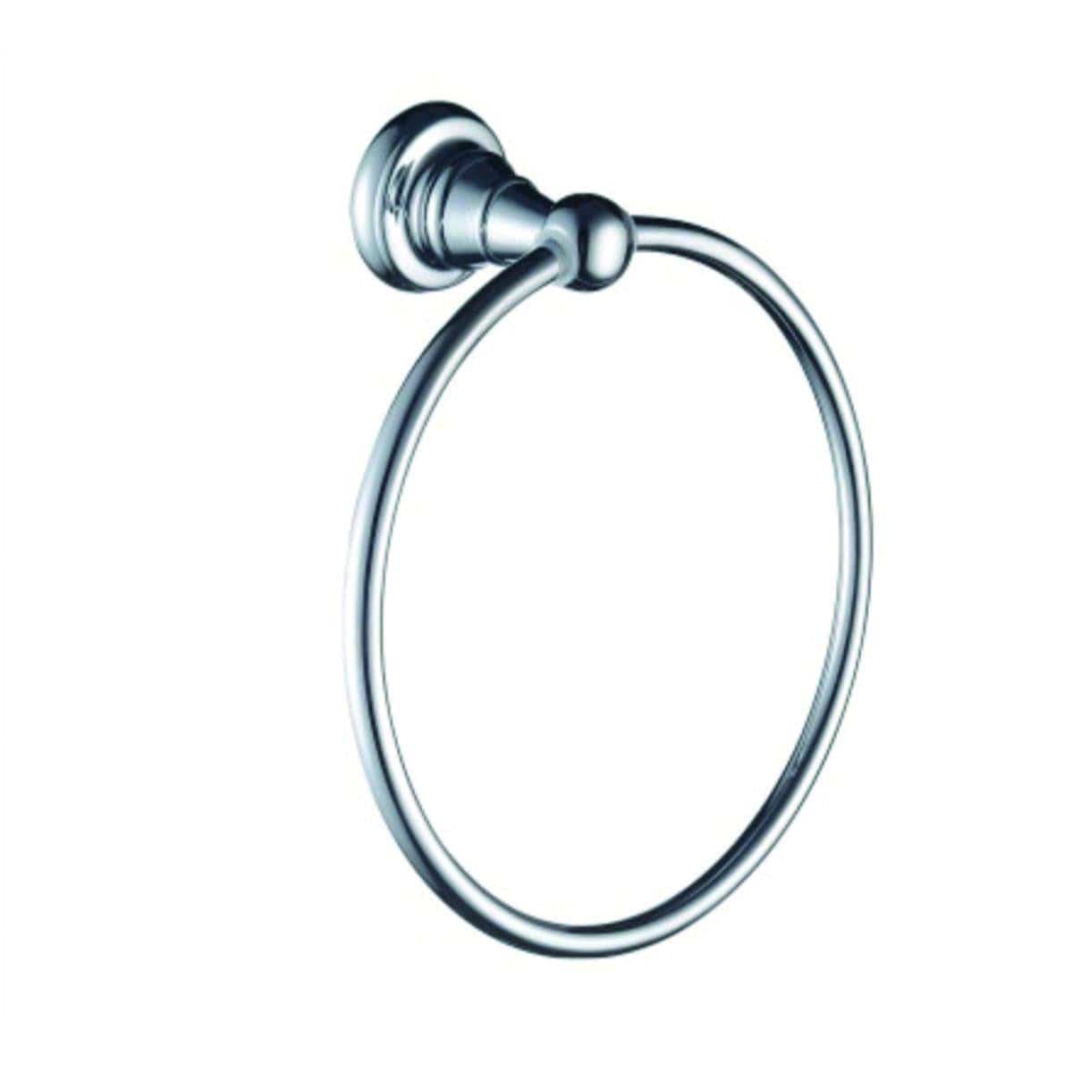 Heritage Towel Rails and Rings Chrome Heritage Holborn Towel Ring