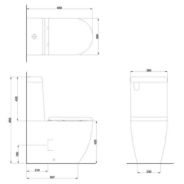 Britton Close Coupled Toilet Britton Milan Close Coupled Rimless Toilet with Soft Close Seat
