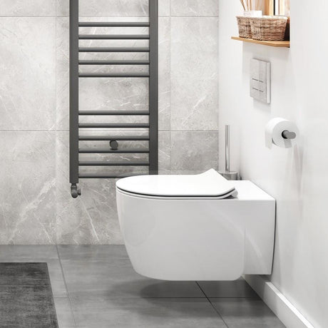 Crosswater Wall Hung Toilet Crosswater Kai X Wall Hung Rimless Toilet with Soft Close Seat