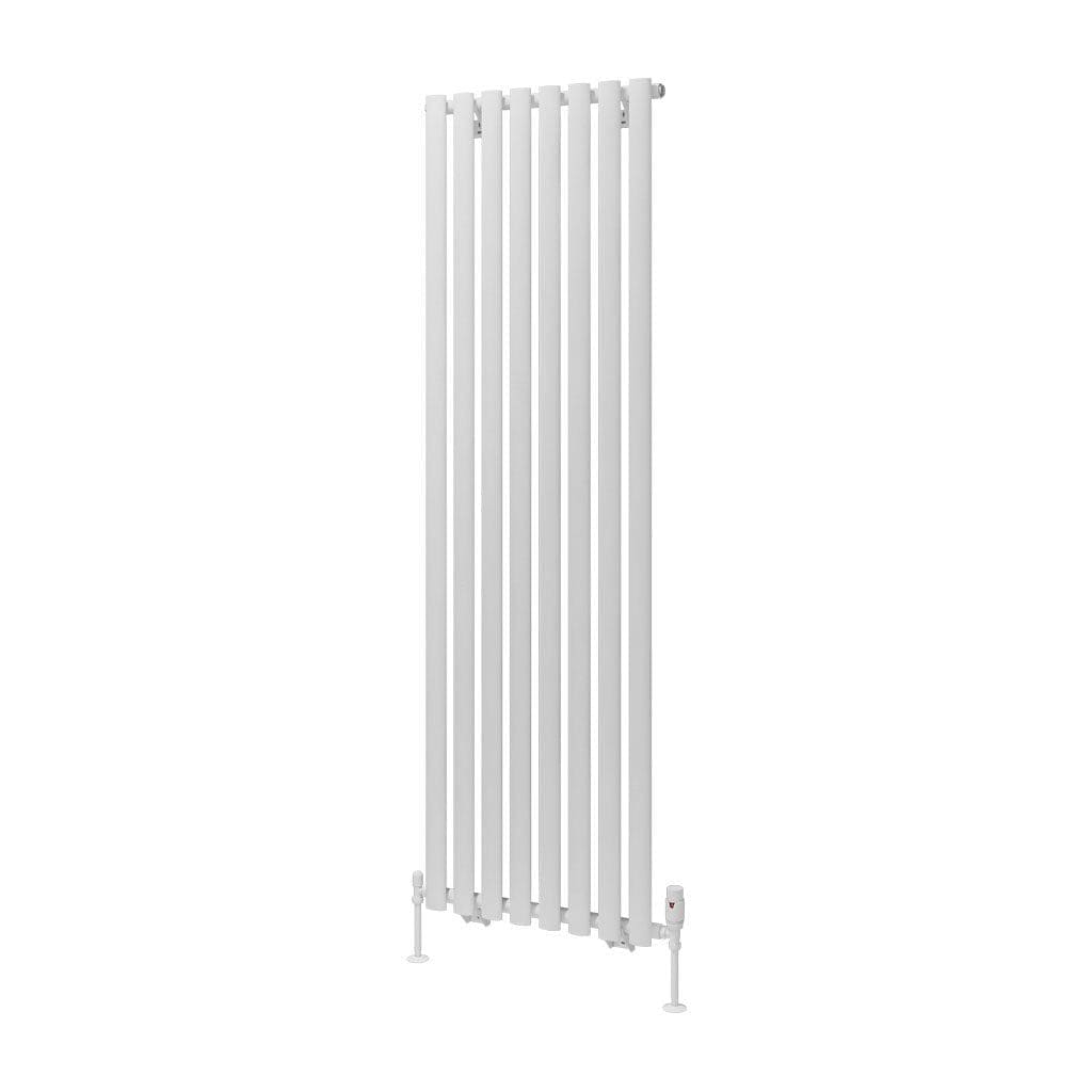 Eastbrook Designer Towel Radiator Eastbrook Tunstall Straight Vertical Designer Radiator in Matt White