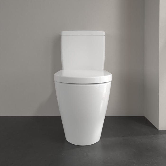 Villeroy & Boch Close Coupled Toilet Villeroy & Boch Avento Close Coupled Rimless DirectFlush Toilet with Soft Close Seat