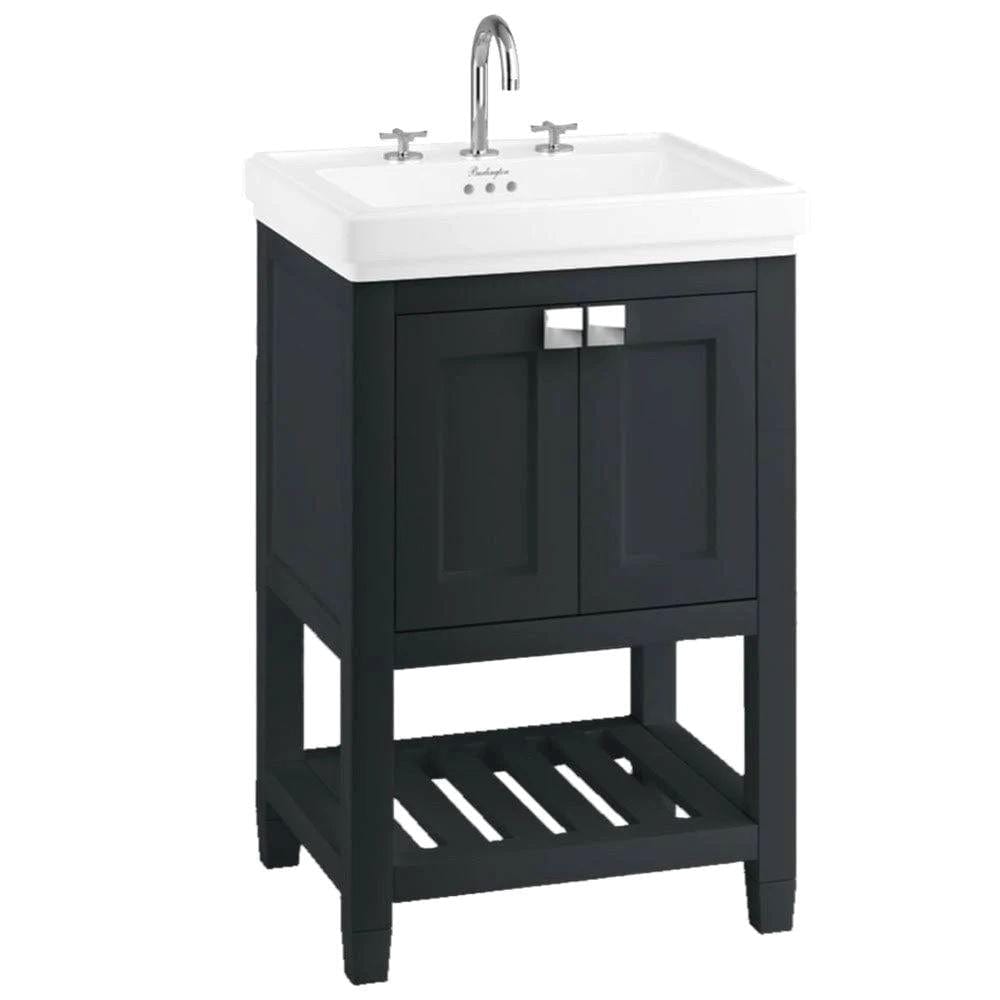 Burlington Floor Standing Vanity Unit Burlington Riviera Floor Standing 580mm Vanity Unit with Square Basin
