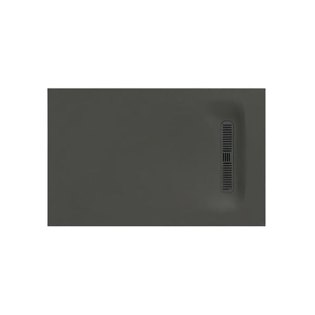 Crosswater Rectangle Shower Tray Matt Grey / 900 x 1100mm Crosswater Vito Rectangle 25mm Stone Resin Shower Tray