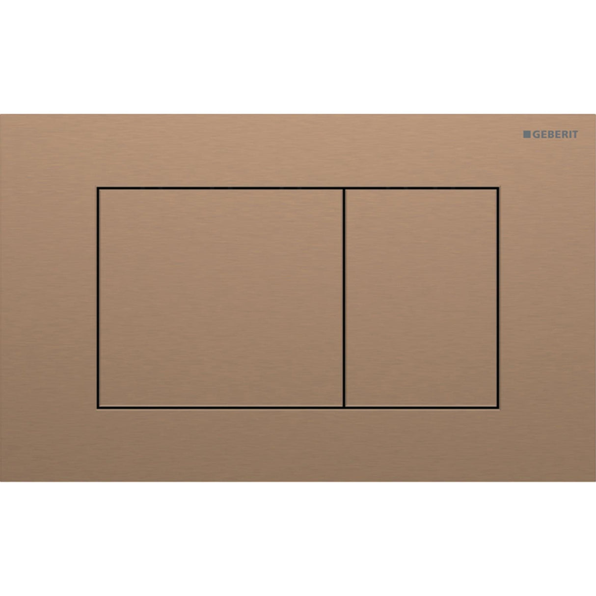 Geberit Flush Plate Brushed Red Gold Geberit Sigma Square Stainless Steel Flush Plate