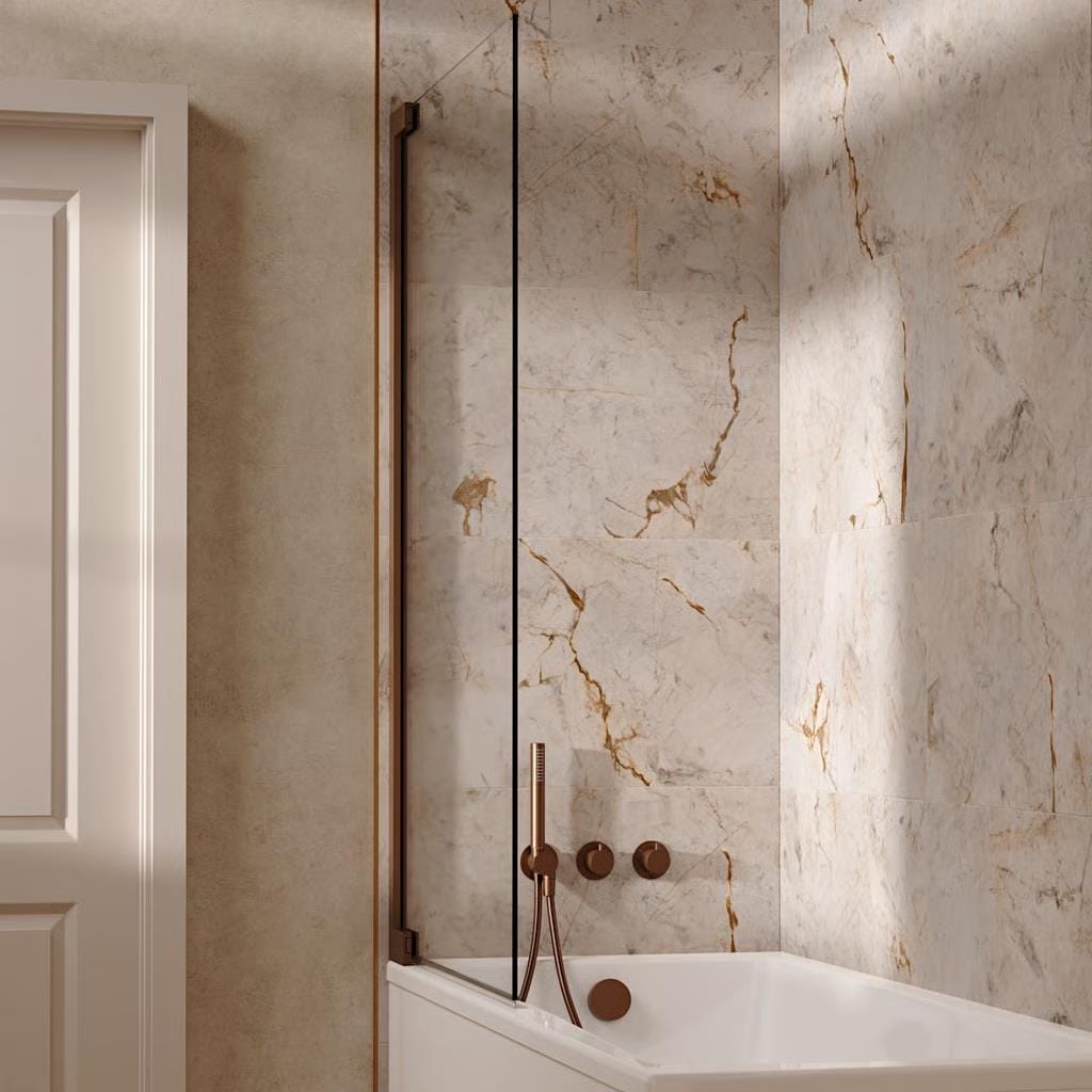 UK Bathroom Store Concealed Shower Set Crosswater Module Shower Set 5 with Pencil Handset and Overflow Bath Filler