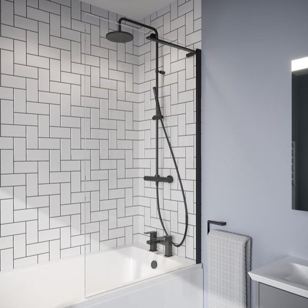 Crosswater Clear 6 Fixed Bath Screen