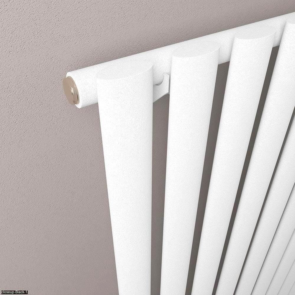 Eastbrook Panel Radiator Eastbrook Tunstall Straight Horizontal Designer Radiator in Matt White