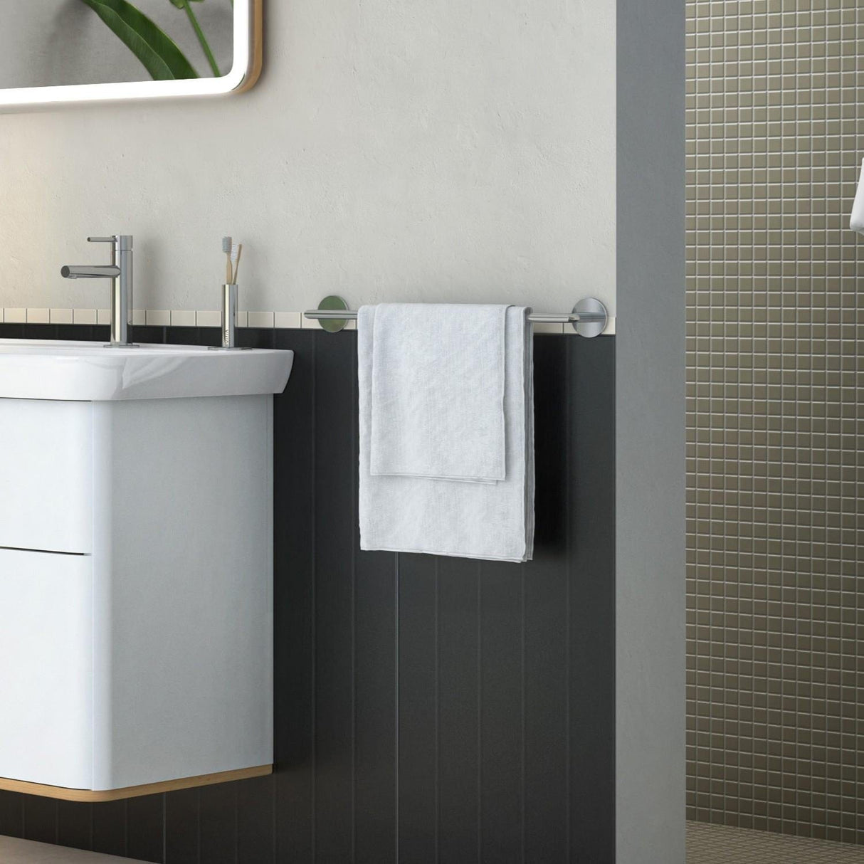 VitrA Towel Rails and Rings VitrA Origin 450mm Towel Rail