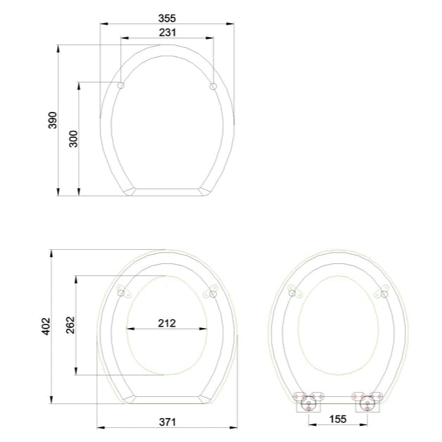 Burlington Toilet Seat Burlington Soft Close Wooden Toilet Seat with Chrome Fittings