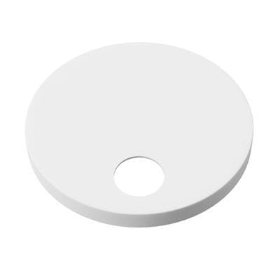 Eastbrook Matt White Eastbrook Toilet Seat Hinge Cover Caps and Fittings 50mm