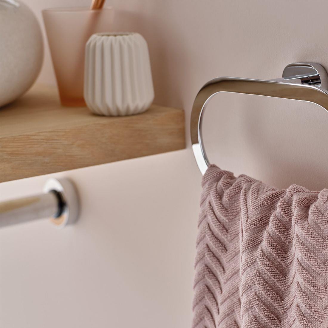 VADO Towel Rails and Rings Vado Life Towel Ring in Chrome