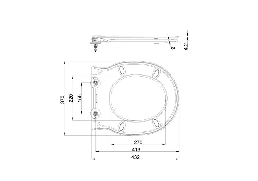 Britton Toilet Seat Britton Trim Soft Close Toilet Seat in White