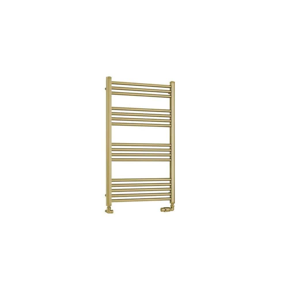 Eastbrook Wendover Straight Heated Towel Rail in Brushed Brass