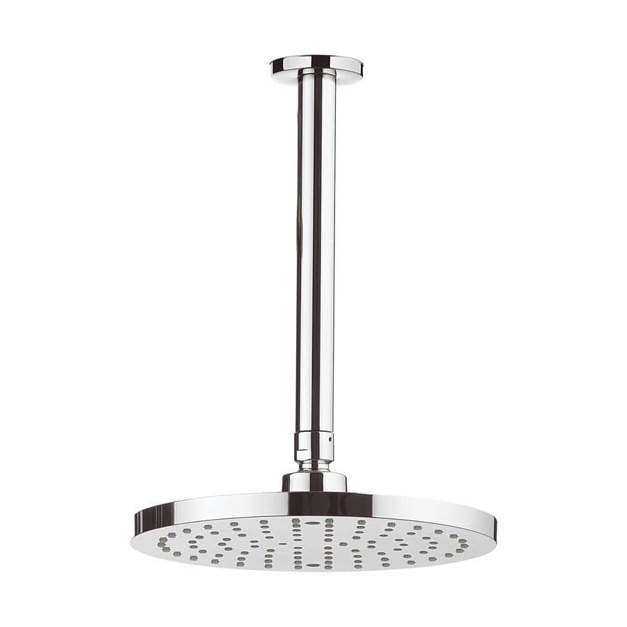 Crosswater Fixed Shower Head Crosswater Fusion Round Fixed Shower Head with Ceiling Arm