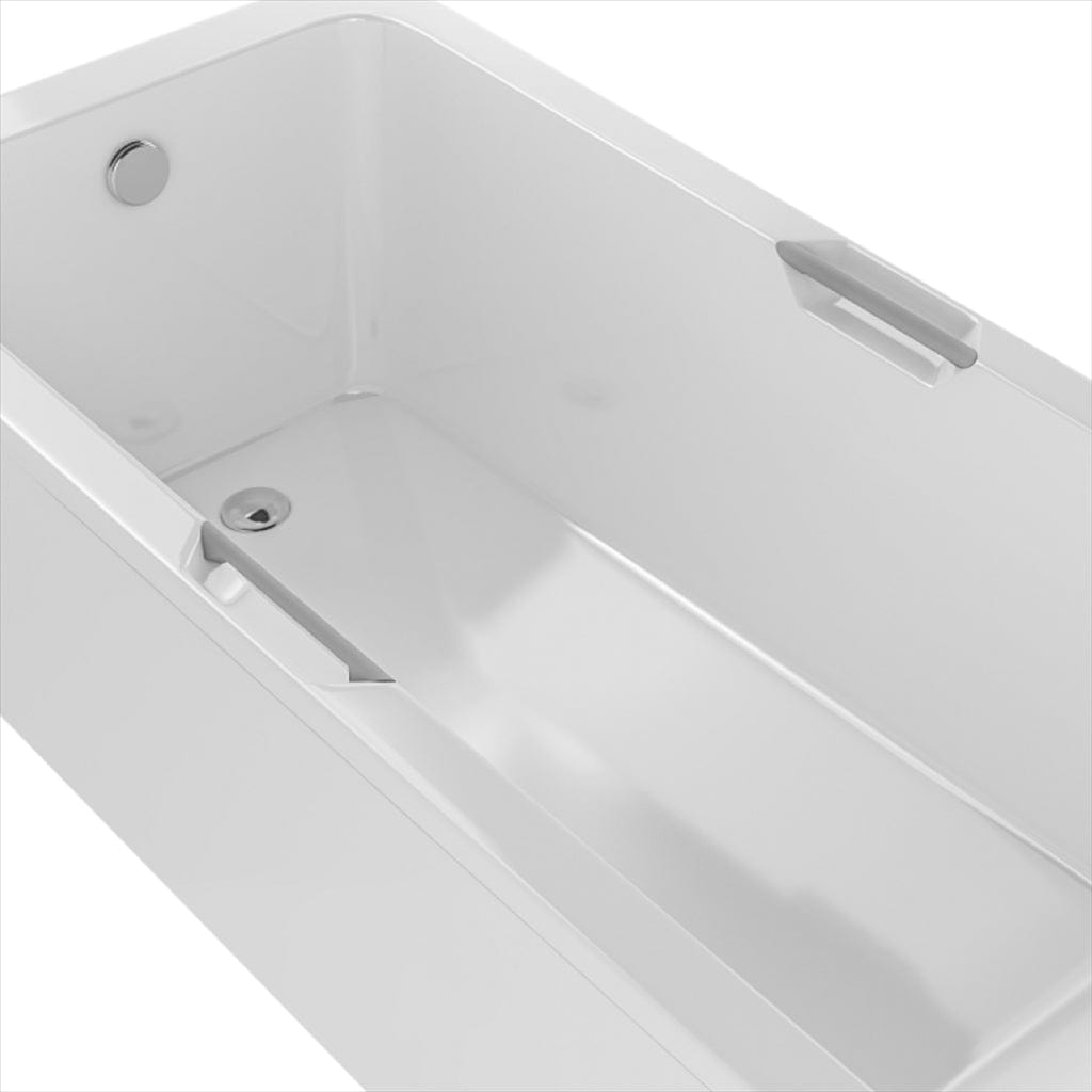 Eastbrook Bath Accessories Matt Grey Eastbrook Portland Twin Hand Grips