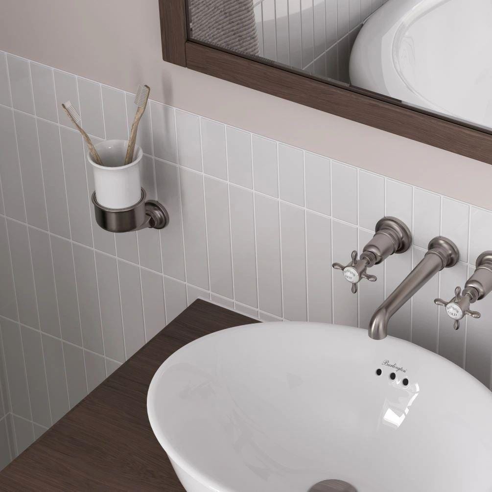 Burlington Toothbrush Holder Burlington Guild Tumbler and Holder