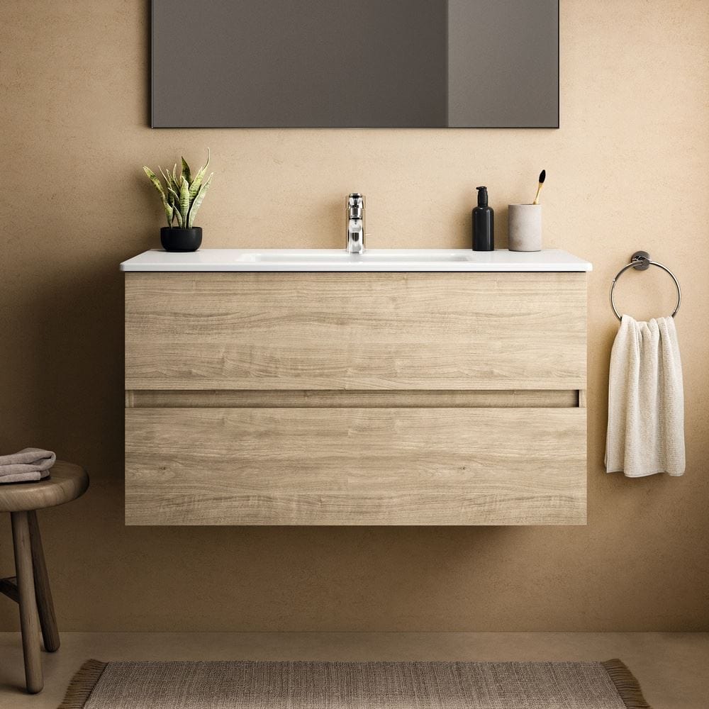 Ideal Standard Wall Mounted Vanity Unit Ideal Standard Eurovit+ Wall Mounted Vanity Unit with 2 Drawers