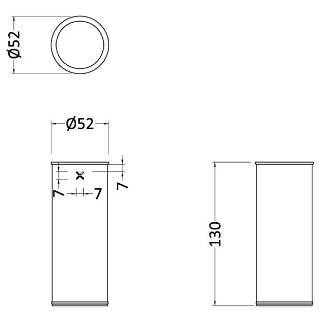 Crosswater Toothbrush Holder Crosswater MPRO Freestanding Tumbler
