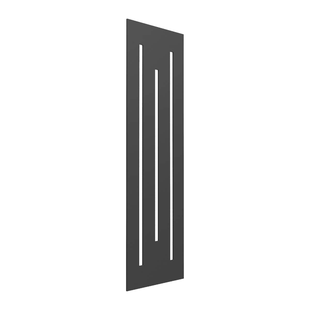 Reina Flat Panel Radiator Anthracite Reina Line Flat Panel Central Heating Designer Radiator - 1800 x 490mm