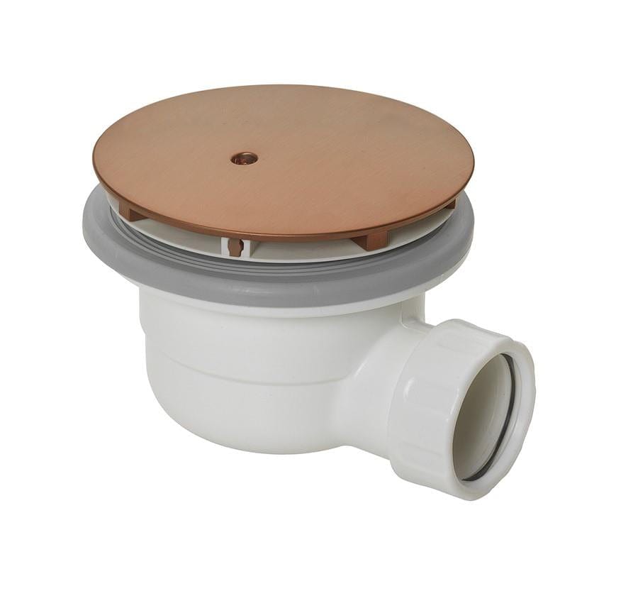 Crosswater Shower Tray Waste Brushed Bronze Crosswater Hi Flow 90mm Shower Waste