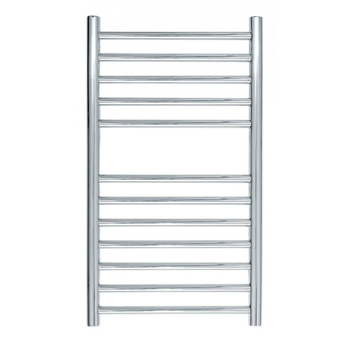 JIS Ladder Rail 700 x 400mm / Polished Chrome / Central Heating JIS Sussex Ouse Vertical Stainless Steel Heated Towel Rail