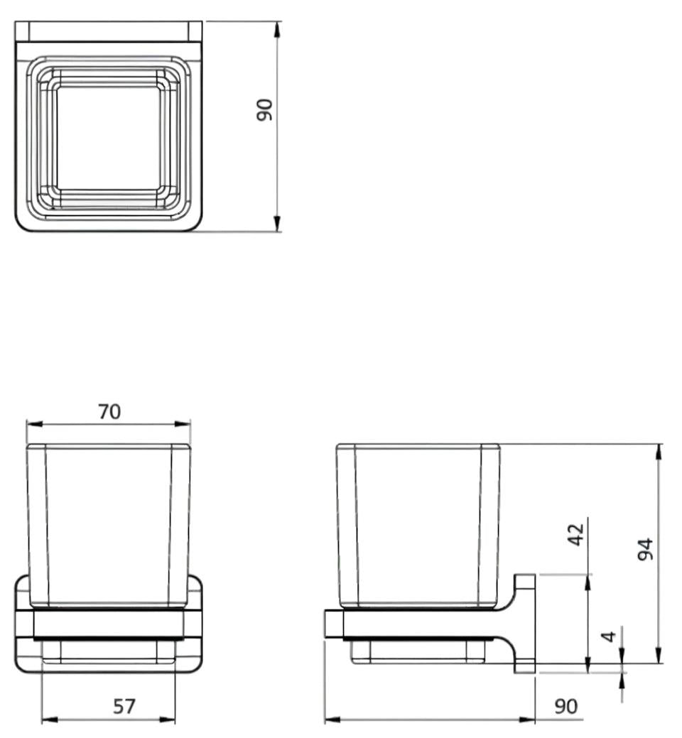 Crosswater Rotar Tumbler Holder