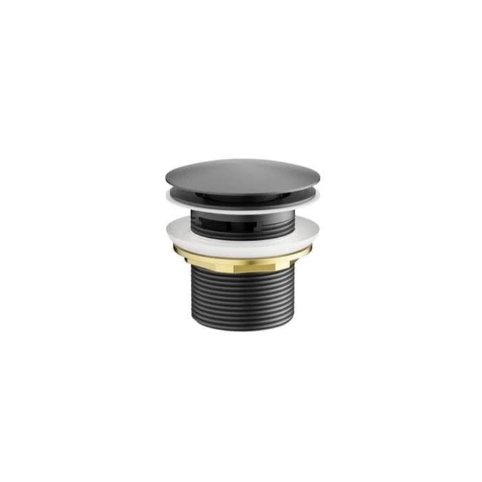 Crosswater Bath Waste Slate Crosswater Slotted Click Clack Freestanding Bath Waste