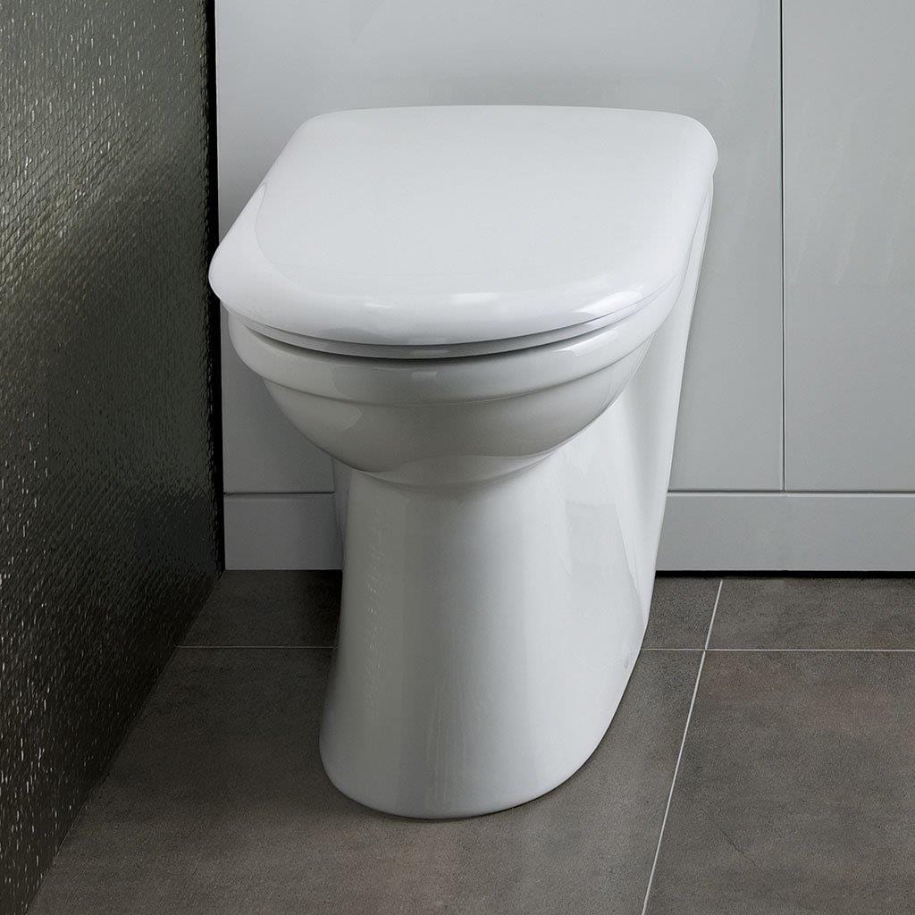 Eastbrook Back To Wall Toilet Eastbrook Kompact Back to Wall Toilet with Soft Close Seat in White