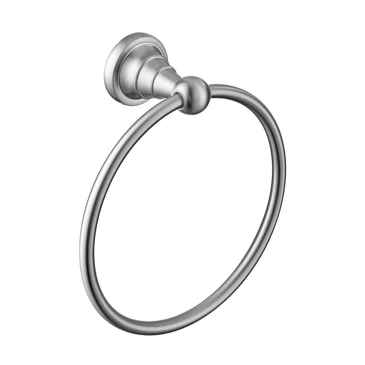 Heritage Towel Rails and Rings Brushed Nickel Heritage Holborn Towel Ring