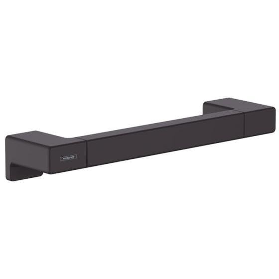 UK Bathroom Store Grab Rail/Bar Matt Black Hansgrohe Addstoris Grab Bar