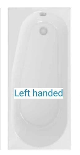 Eastbrook Single Ended Bath 5mm / Left Handed Eastbrook Fitzroy Single Ended Bath - 1700 x 750mm