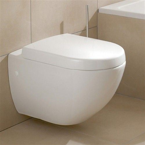 Villeroy & Boch Subway 2.0 Wrapover Soft Close, Quick Release Toilet Seat in White Alpine