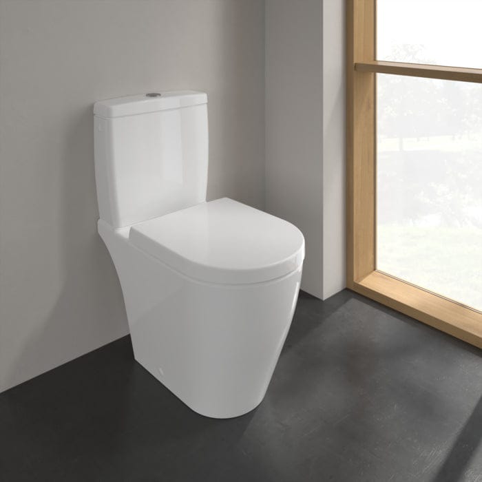 Villeroy & Boch Close Coupled Toilet Villeroy & Boch Avento Close Coupled Rimless DirectFlush Toilet with Soft Close Seat