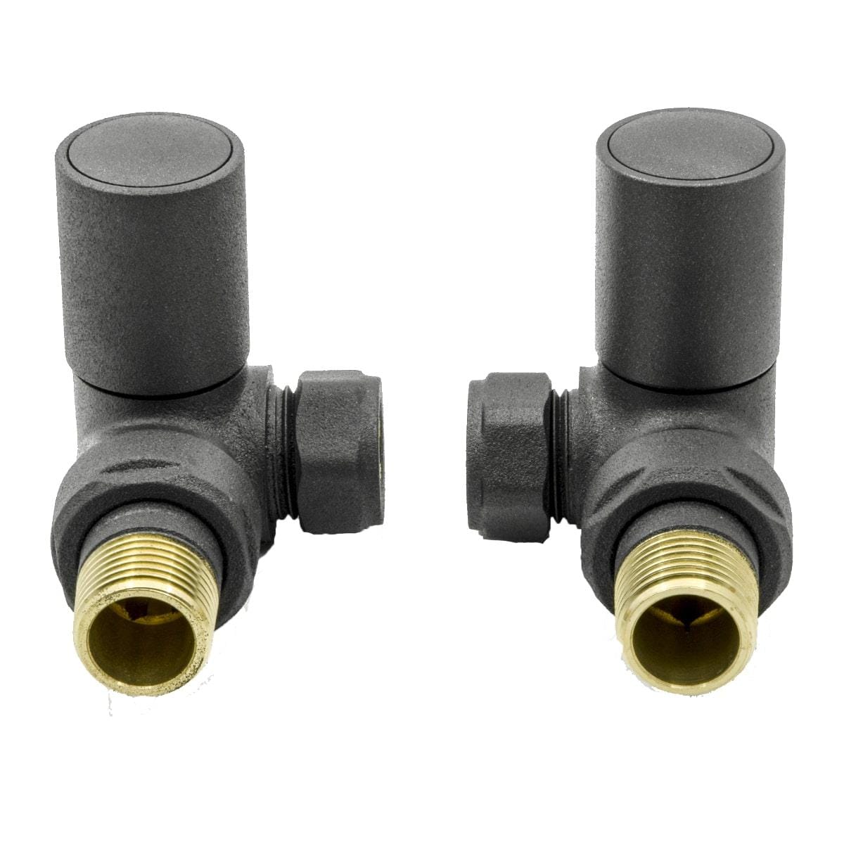 Reina Radiator Valve Anthracite Reina Crova Manual Radiator Corner Valves