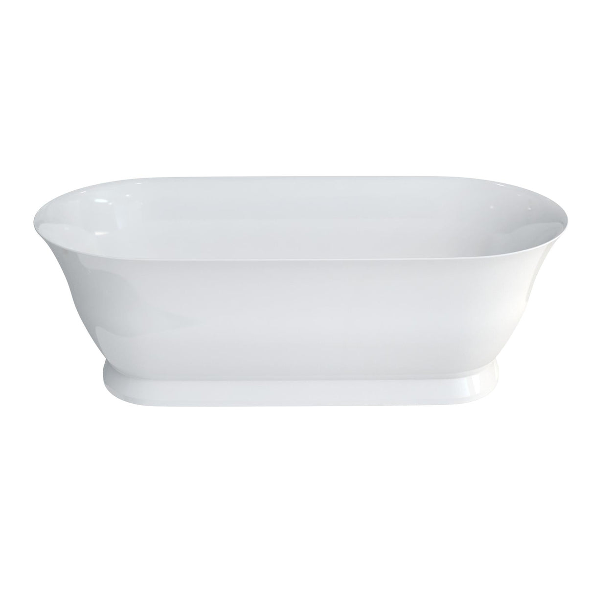 Burlington Modern Freestanding Bath Burlington Florenza Freestanding Bath in Gloss White