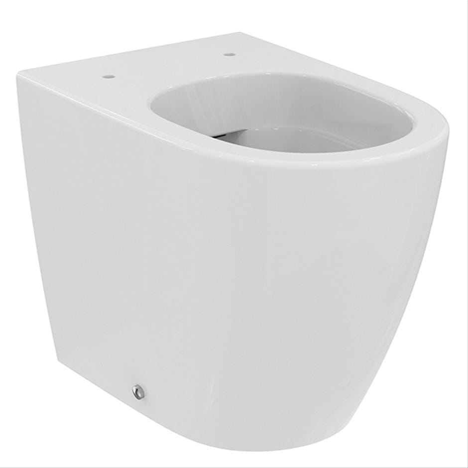 Ideal Standard Back to Wall Toilet Ideal Standard i.life O Back to Wall Rimless Toilet with HydroTwist Flush and Soft Close Seat