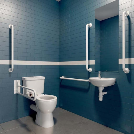 Eastbrook Doc M Pack White / Close Coupled Eastbrook Complete Doc M Pack with Grips