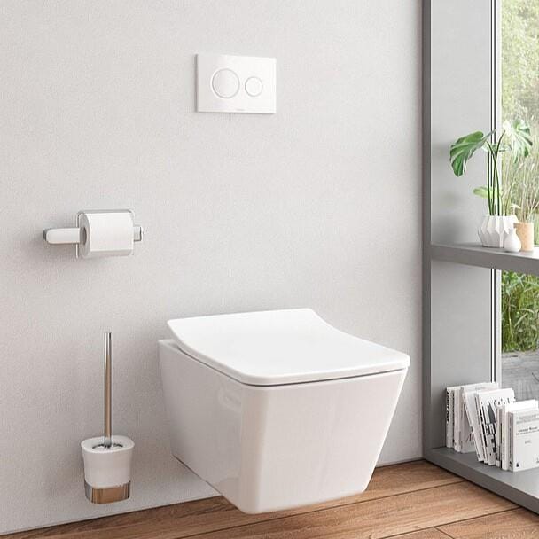 TOTO Wall Hung Toilet TOTO SP Wall Hung Rimless Toilet with Tornado Flush and Soft Close Seat