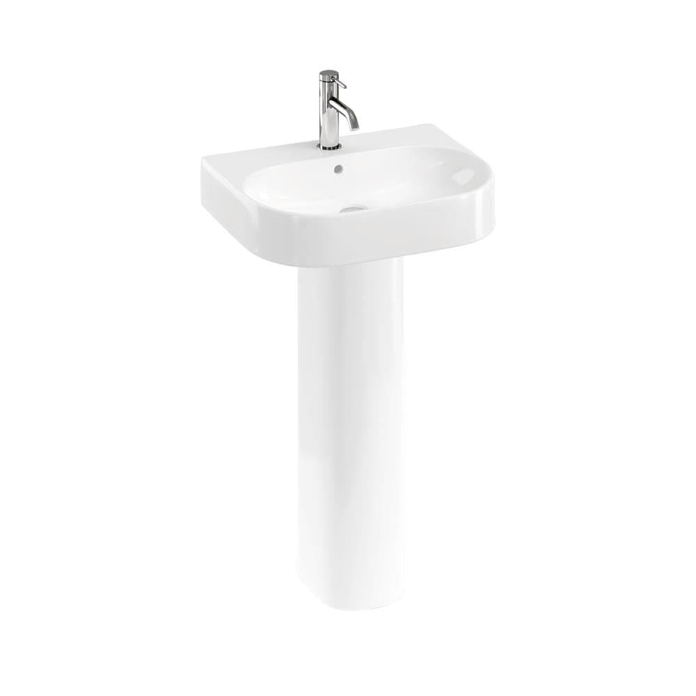 Britton Pedestal Basin Britton Trim 500mm 1 Tap Hole Basin